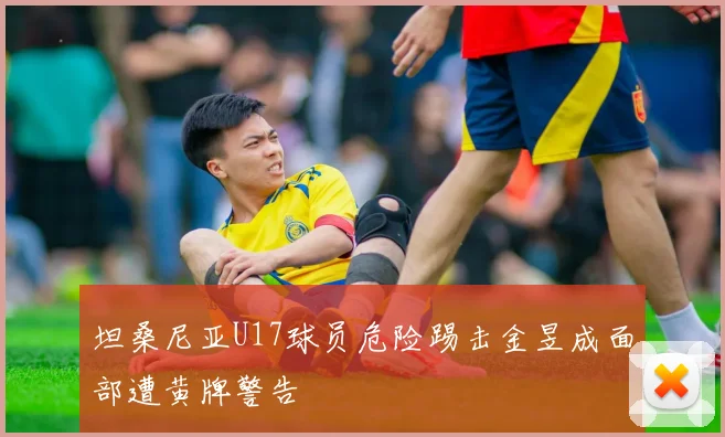 坦桑尼亚U17球员危险踢击金昱成面部遭黄牌警告